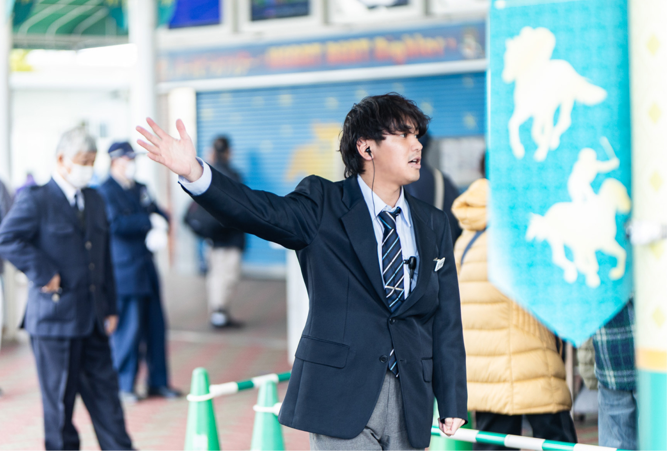 場内でのご案内・サポート